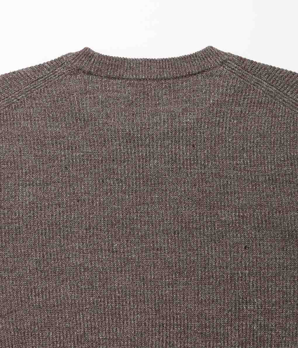 HERILL ''LINEN / COTTON RIBSTITCH C/N'' (BROWN)