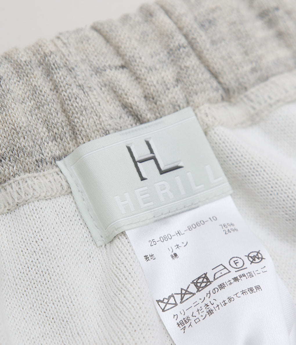 HERILL ''LINEN / COTTON SWEATPANTS'' (TOP GRAY)