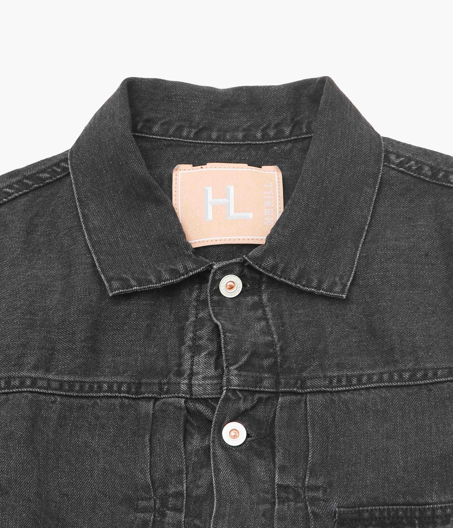 HERILL ''LINEN DENIM XX JACKET'' (BLACK VINTAGE WORN) – THE STORE