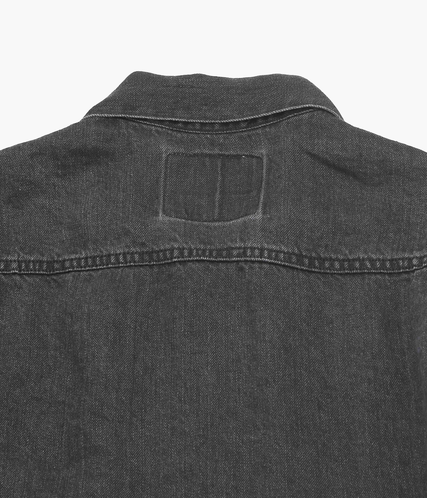 HERILL ''LINEN DENIM XX JACKET'' (BLACK VINTAGE WORN)