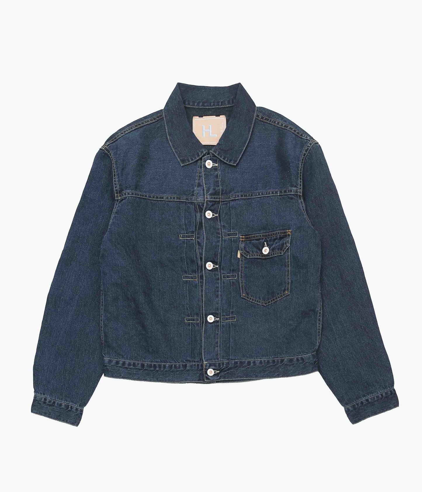 HERILL ''LINEN DENIM XX JACKET'' (VINTAGE WORN)