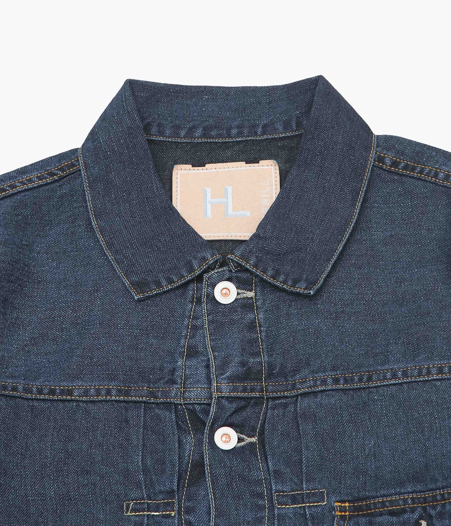 HERILL ''LINEN DENIM XX JACKET'' (VINTAGE WORN)