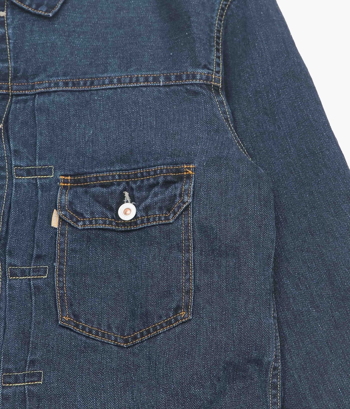 HERILL ''LINEN DENIM XX JACKET'' (VINTAGE WORN)
