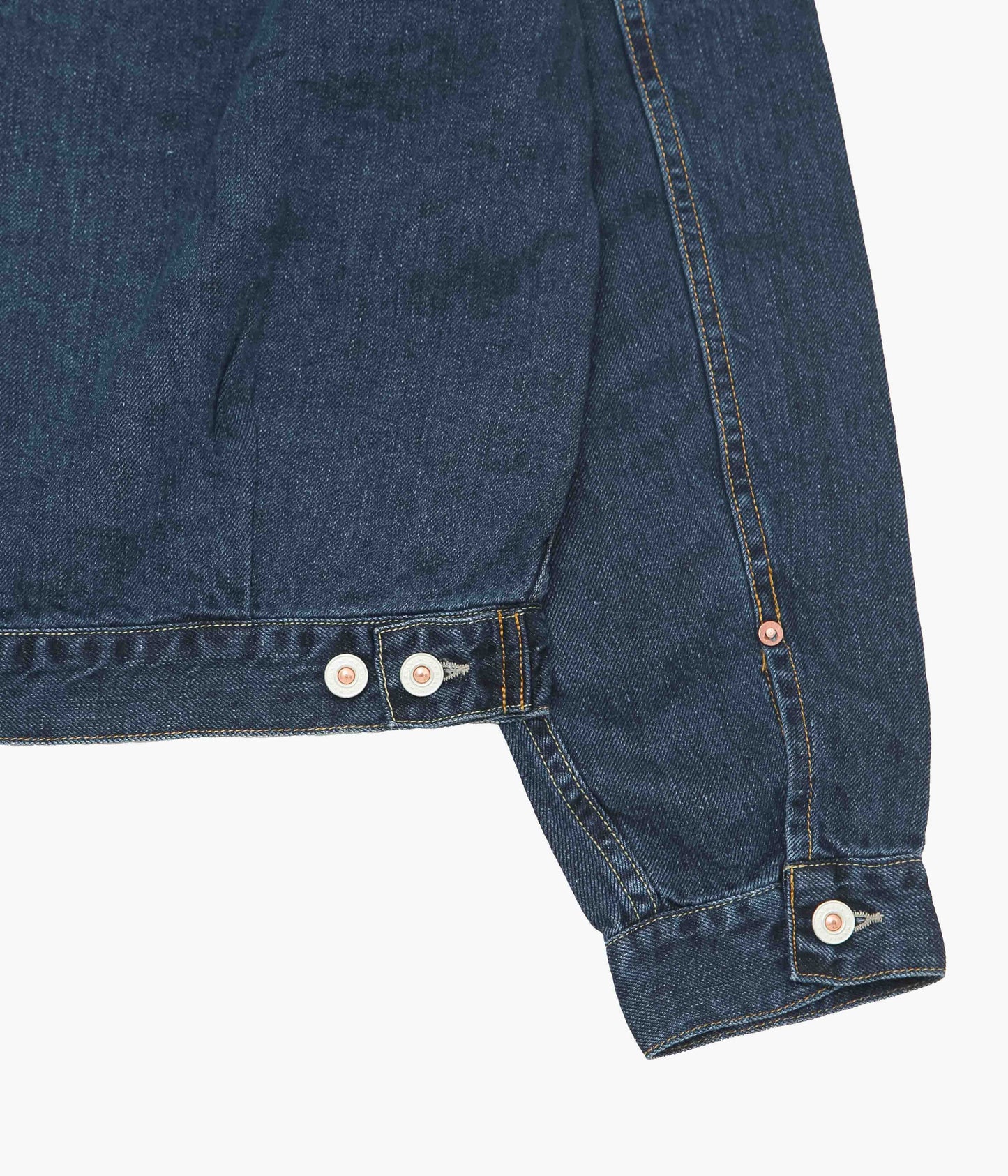 HERILL ''LINEN DENIM XX JACKET'' (VINTAGE WORN)