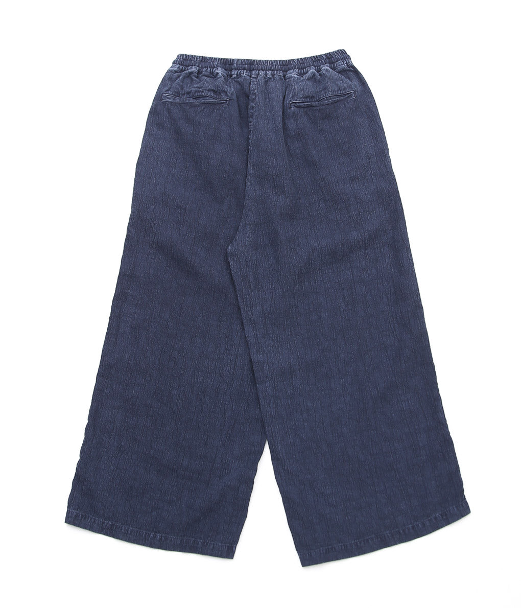 HERILL ''LINEN EASYPANTS'' (NAVY)