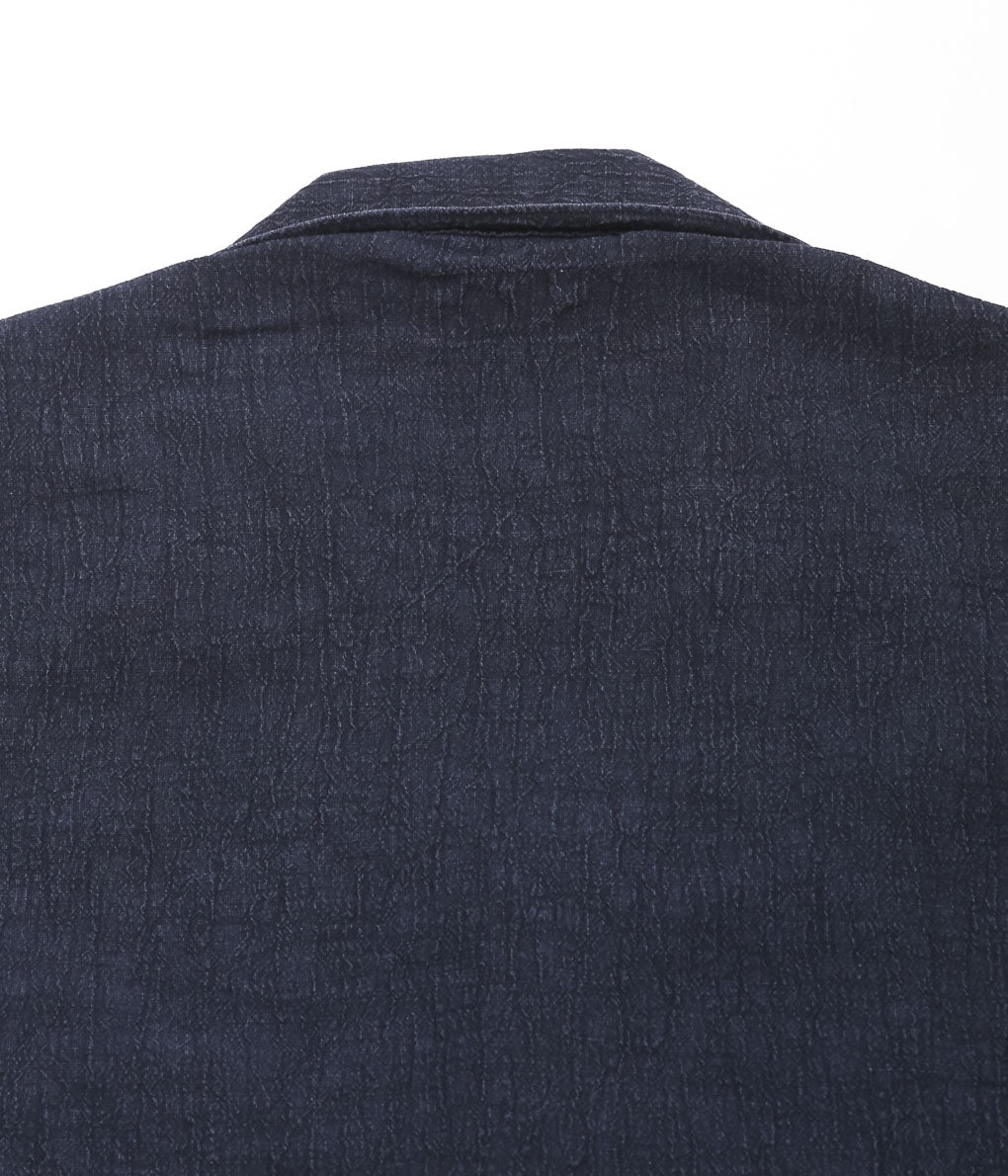 HERILL ''LINEN P41 COVERALLJACKET ''(NAVY)