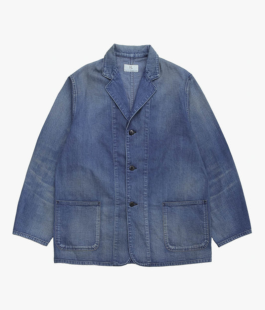 HERILL ''NEPDENIM WORKJACKET ''(VINTAGE WORN)