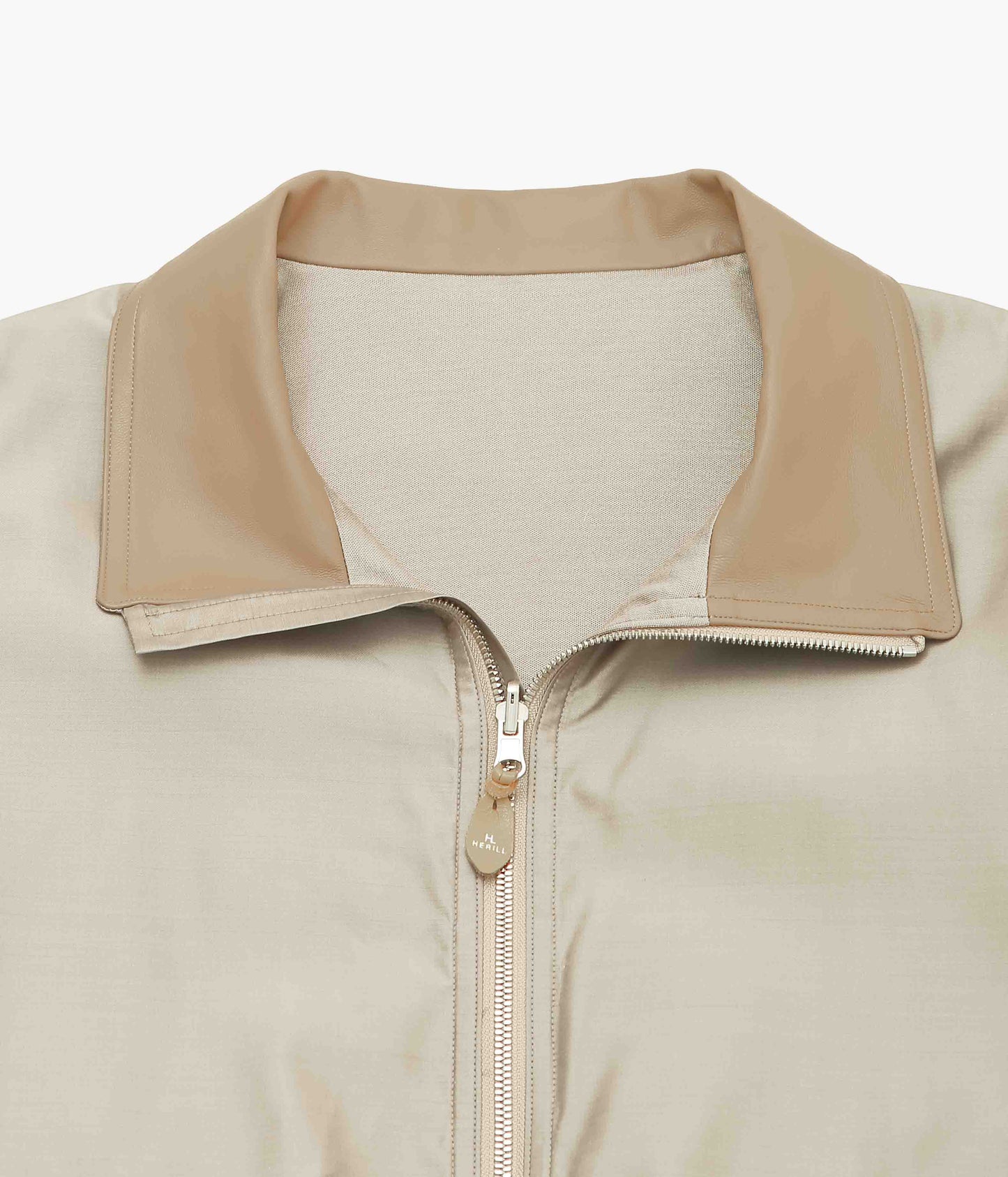 HERILL ''NYLON SILK WEEKENDJACKET'' (BEIGE)