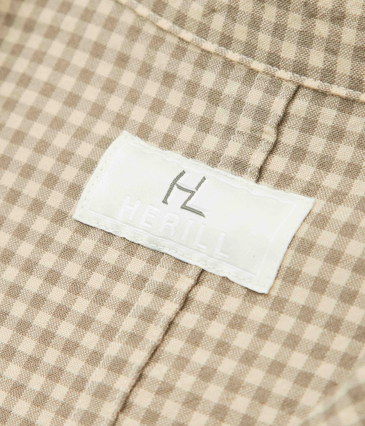 HERILL ''RIGID WOOLCHECK JACKET'' (BEIGE)