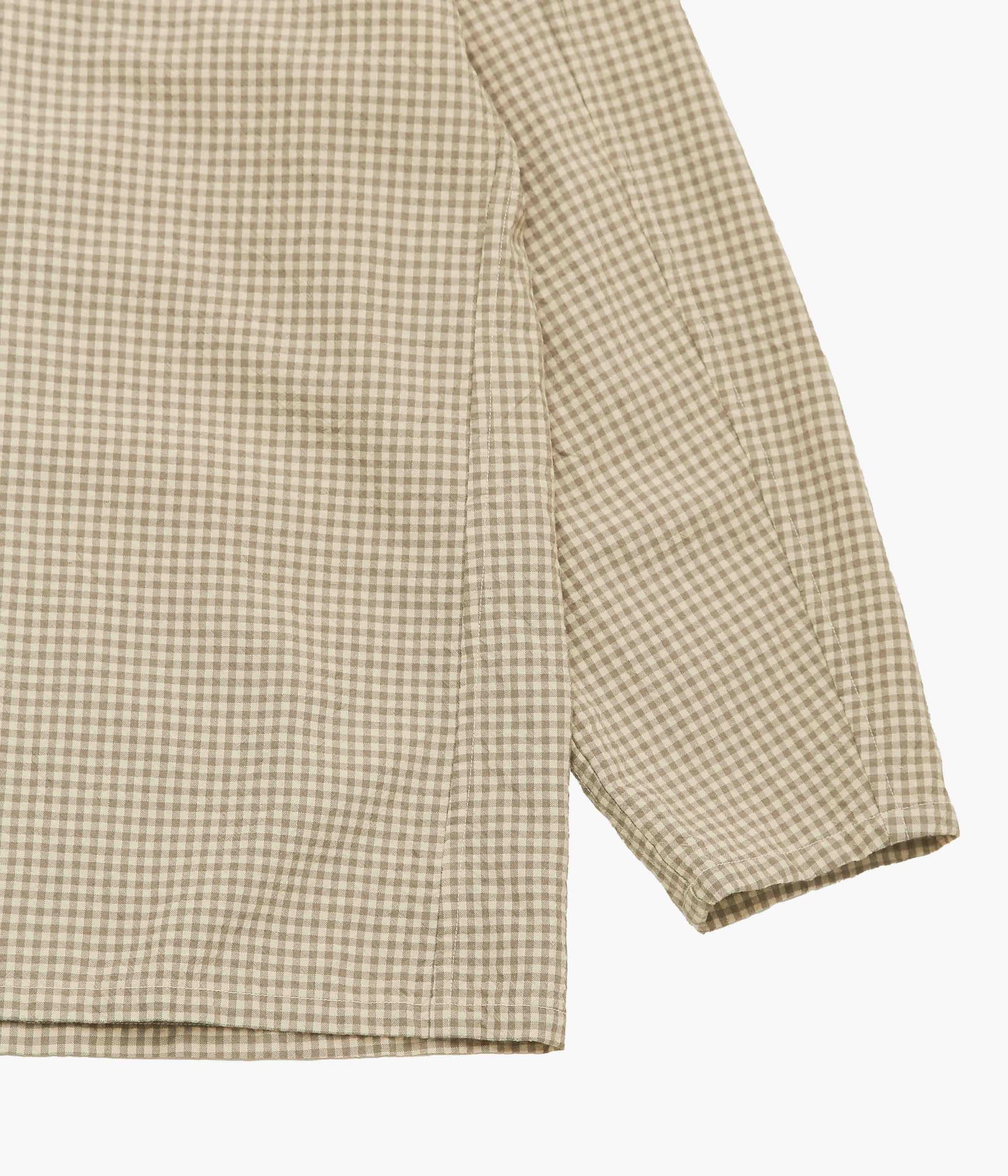 HERILL ''RIGID WOOLCHECK JACKET'' (BEIGE)