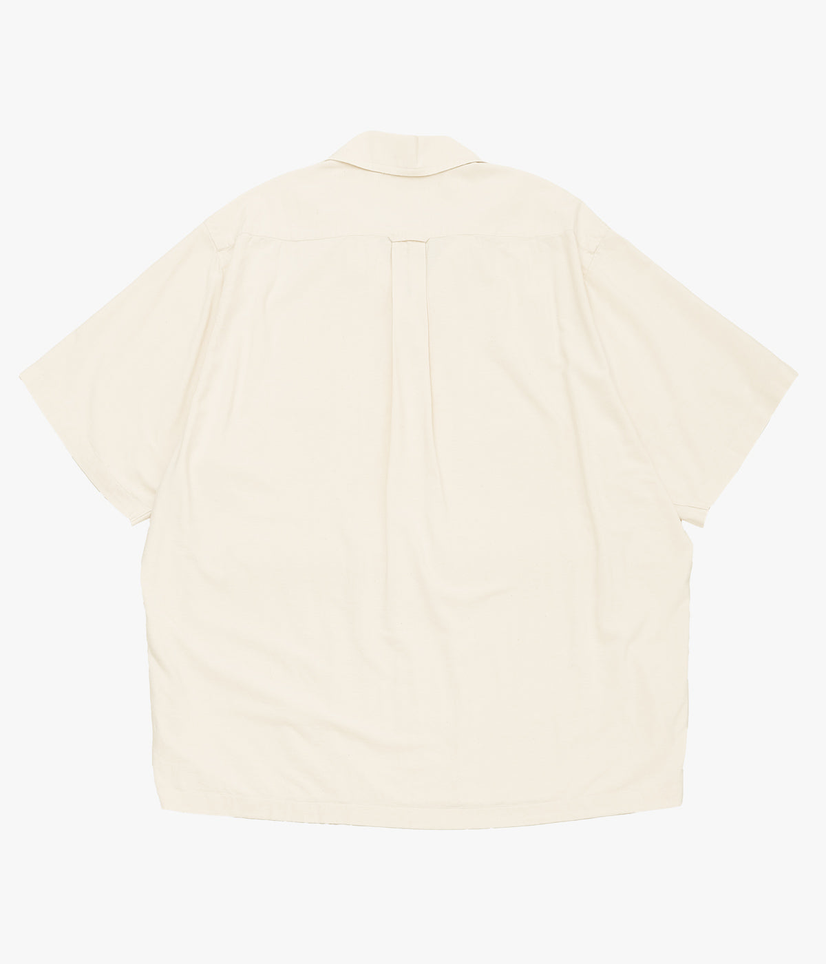 HERILL ''SILK COTTON NEP OPENCOLLAR SHIRTS'' (BEIGE)