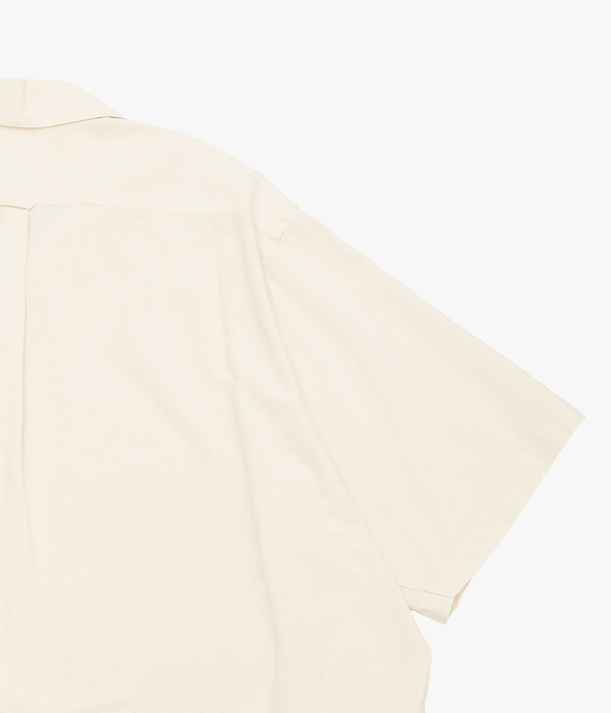 HERILL ''SILK COTTON NEP OPENCOLLAR SHIRTS'' (BEIGE)