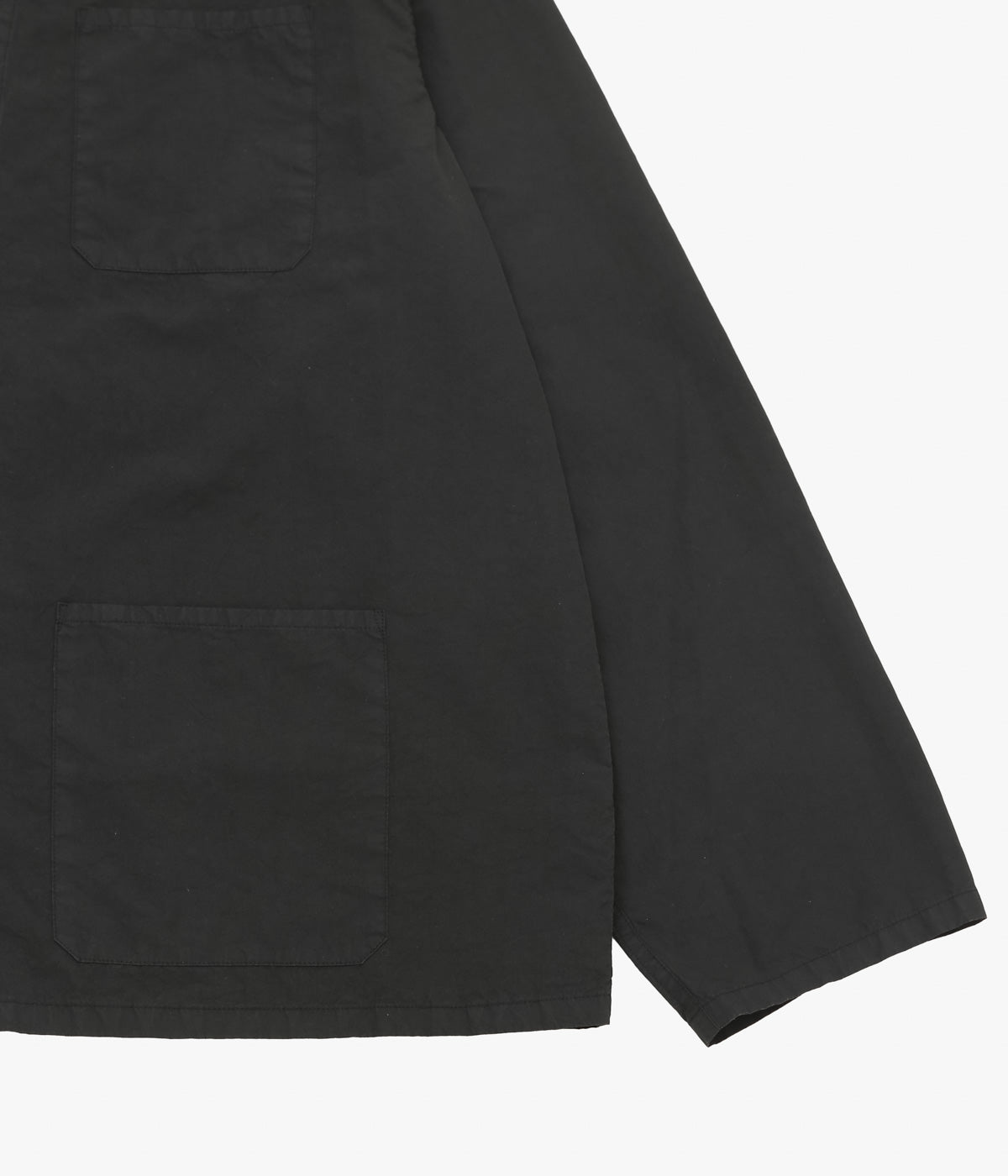 HERILL ''SUVIN SILK SHIRTJACKET'' (BLACK)