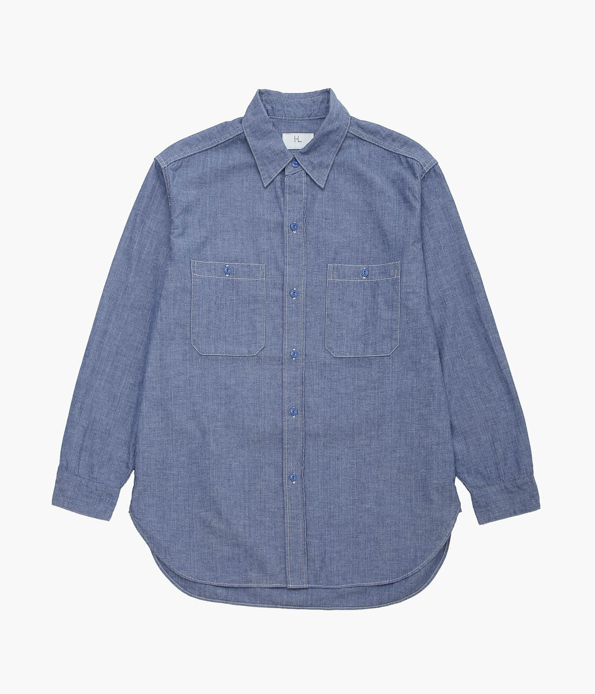 HERILL ''USN CHAMBRAY SHIRT'' (INDIGO)