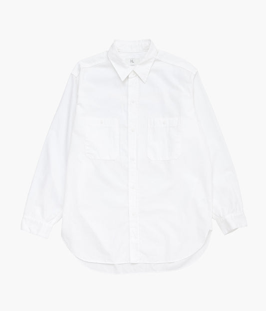 HERILL ''U.S.N CHAMBRAY SHIRT'' (WHITE)