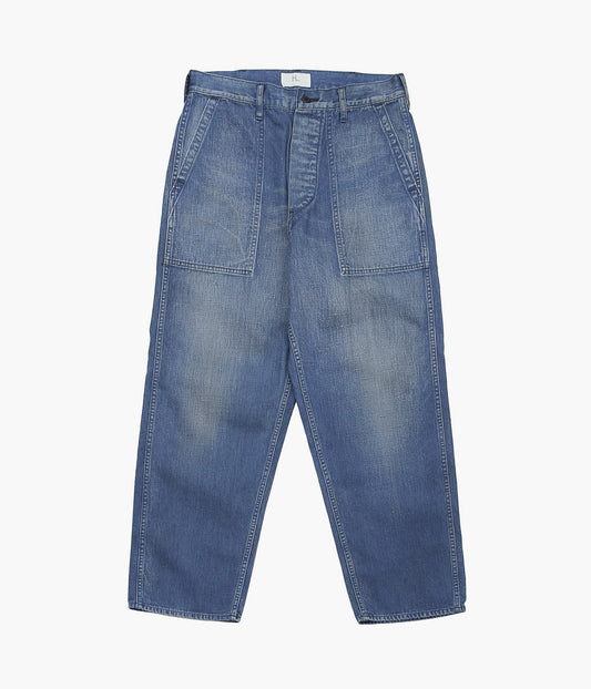 HERILL ''US NAVY DENIM TROUSERS'' (VINTAGE WORN)