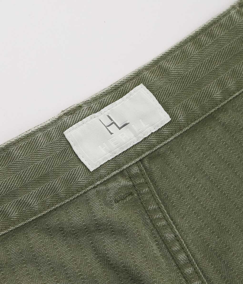 HERILL ''USMC HBT PANTS'' (OLIVE DRAB)