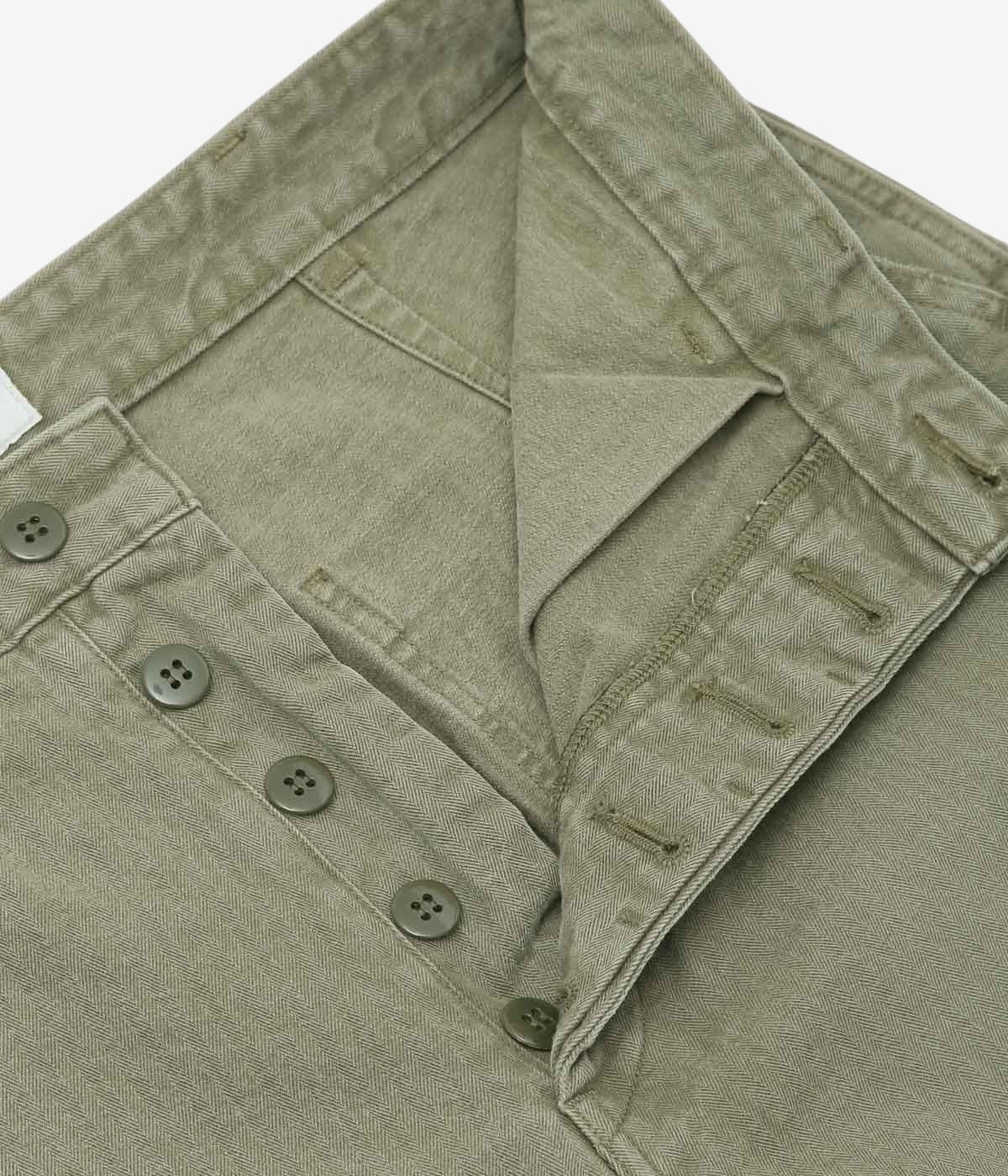 HERILL ''USMC HBT PANTS'' (OLIVE DRAB)