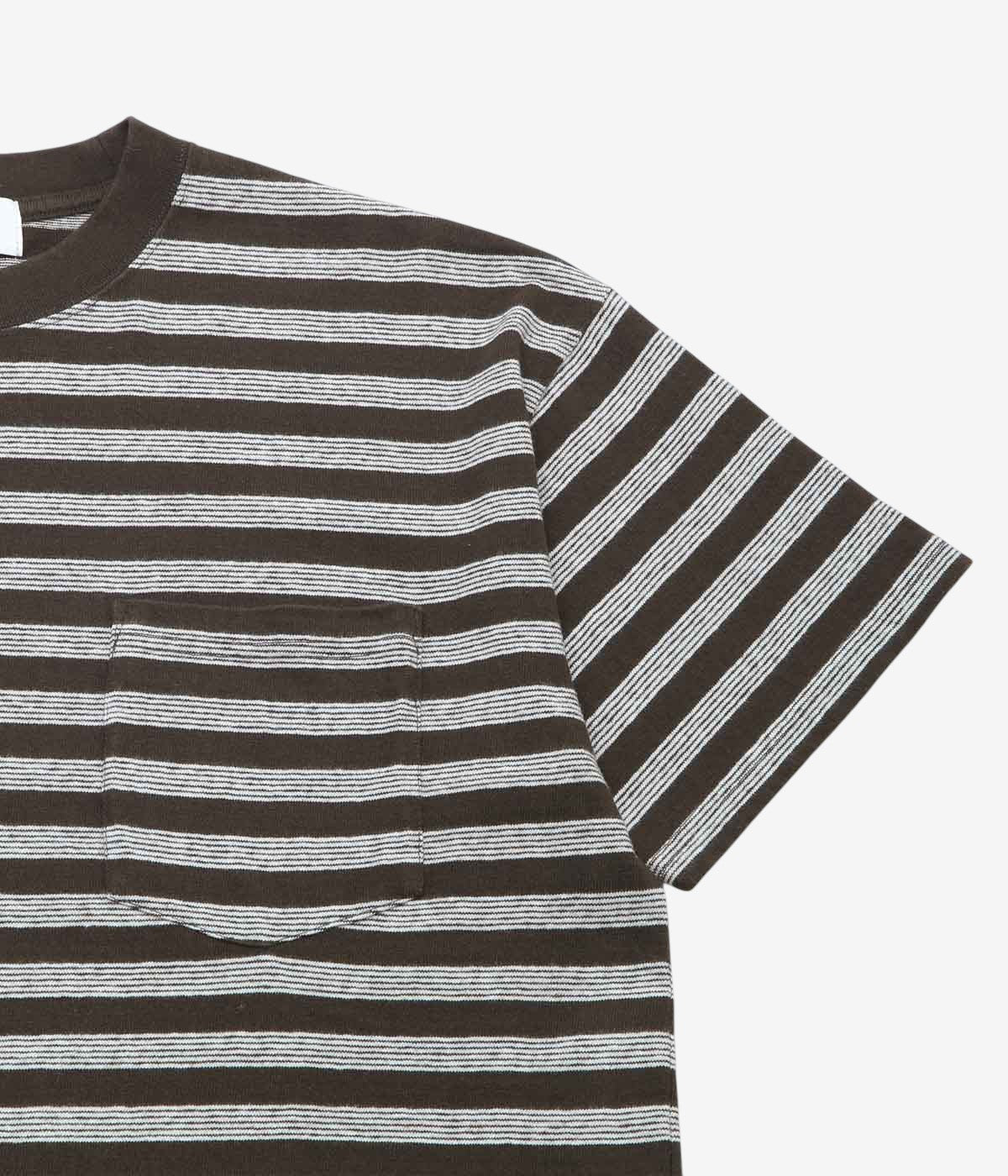 HERILL ''WORK T-SHIRT'' (BROWN)