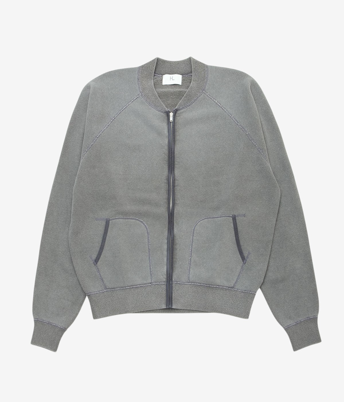 HERILL "ZIP UP SWEAT SHIRT" (BLACK)