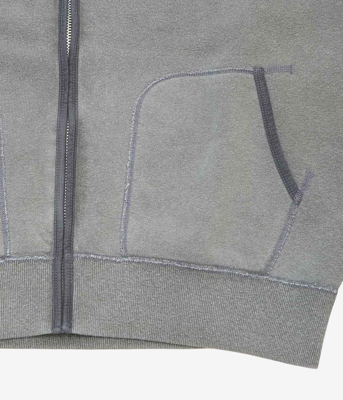 HERILL "ZIP UP SWEAT SHIRT" (BLACK)