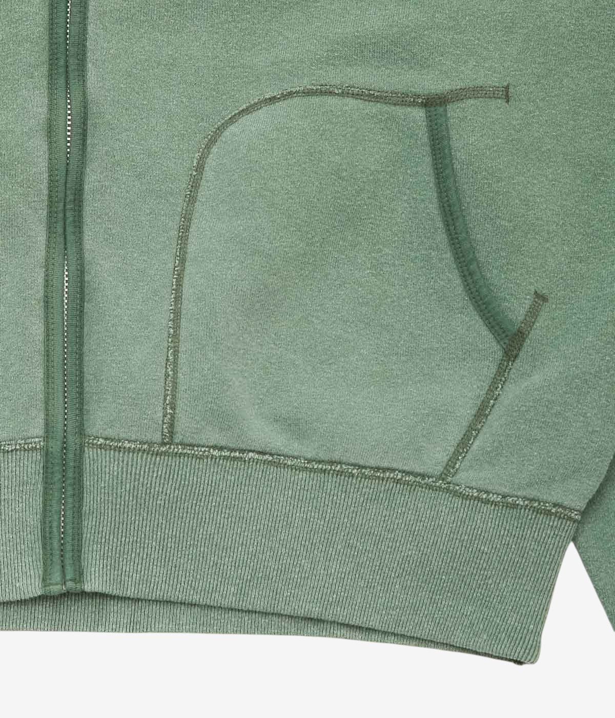 HERILL "ZIP UP SWEATSHIRT" (GREEN)