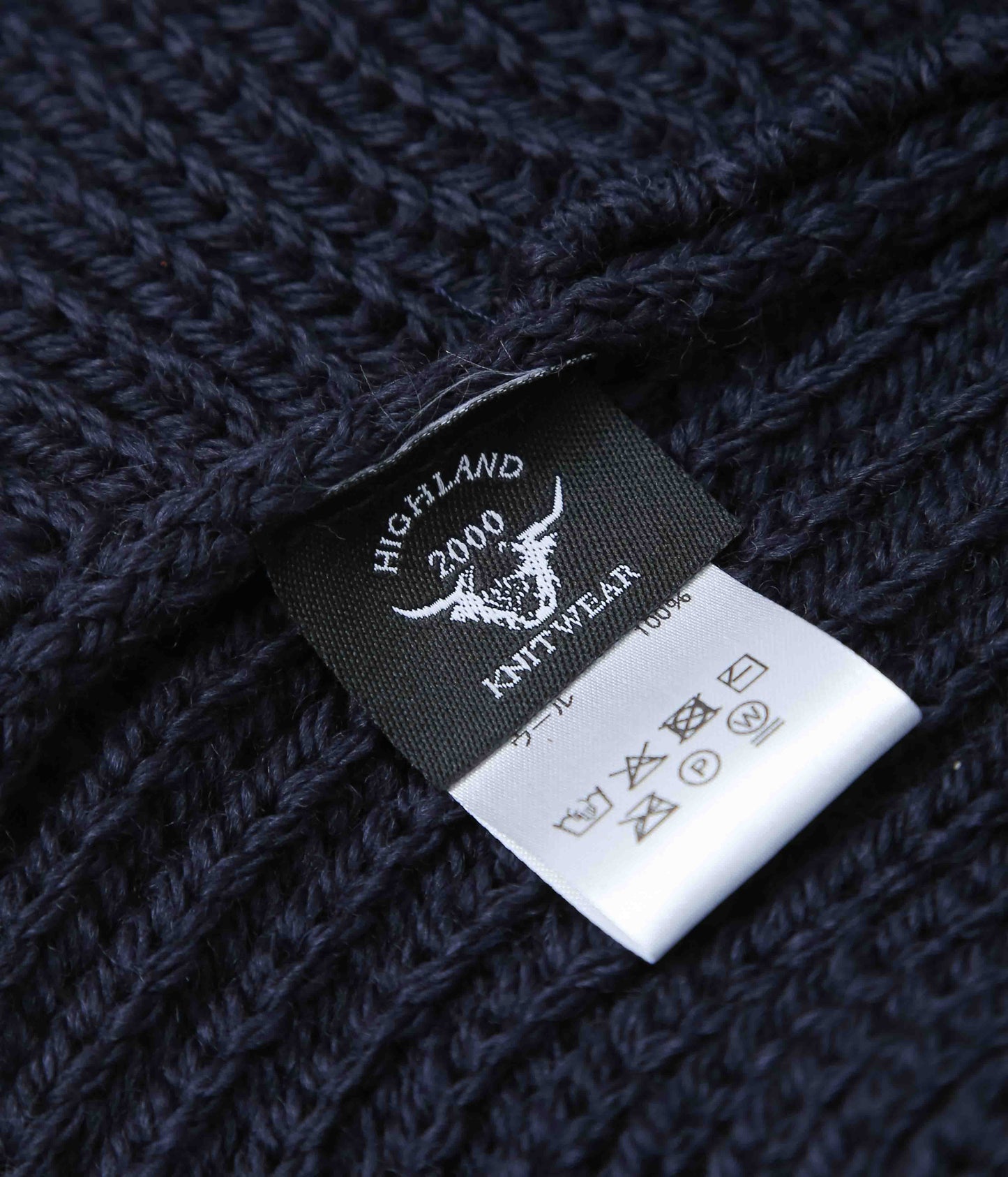 HIGHLAND2000 ''KNIT CAP ＆MUFF (MERINO WOOL)'' (AZUL)