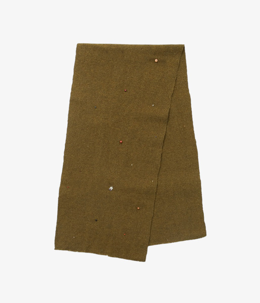 HOLLIE WARD ''BANDANA｜HAND WOVEN × VINTAGE BEADS'' (BROWN)