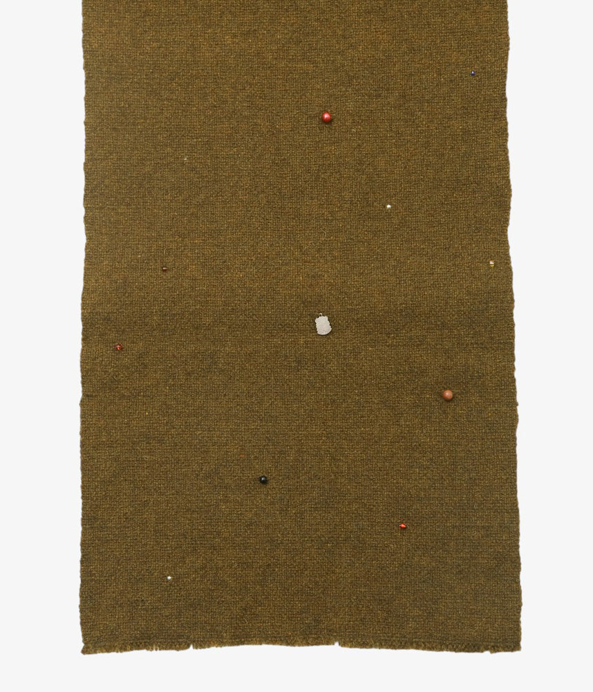 HOLLIE WARD ''BANDANA｜HAND WOVEN × VINTAGE BEADS'' (BROWN)