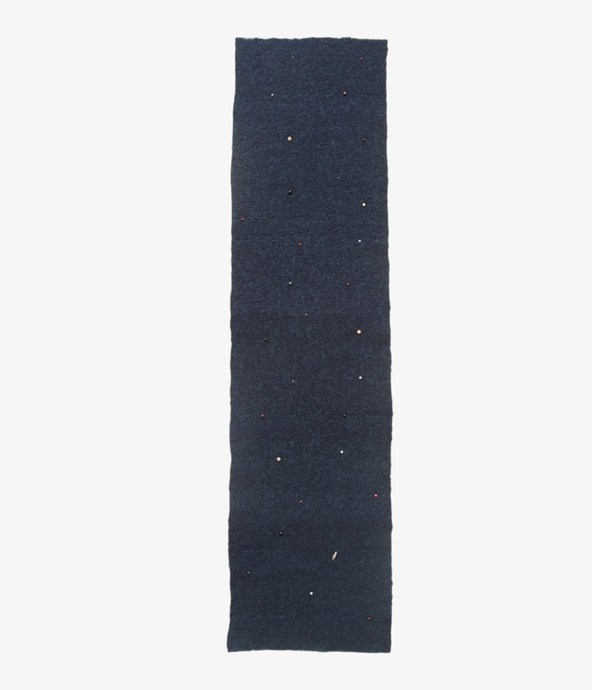 HOLLIE WARD ''BANDANA｜HAND WOVEN × VINTAGE BEADS'' (NAVY)