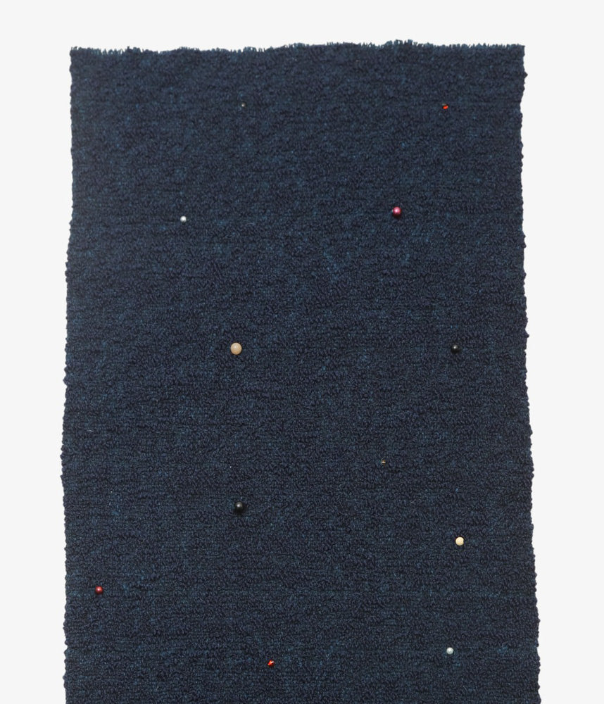 HOLLIE WARD ''BANDANA｜HAND WOVEN × VINTAGE BEADS'' (NAVY)