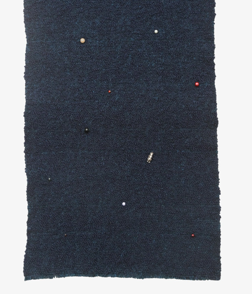 HOLLIE WARD ''BANDANA｜HAND WOVEN × VINTAGE BEADS'' (NAVY)