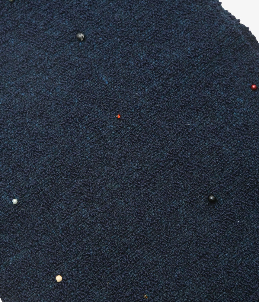 HOLLIE WARD ''BANDANA｜HAND WOVEN × VINTAGE BEADS'' (NAVY)