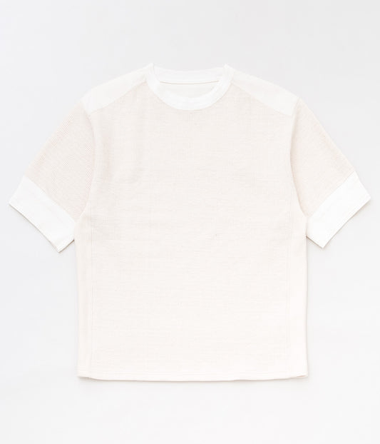 HOPPER'S BRUNCH ''THERMAL T SHIRT S/S'' (NATURAL)