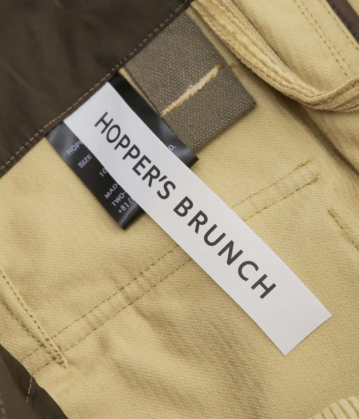 HOPPER'S BRUNCH ''CORDUROY PANTS'' (BEIGE CORDUROY)