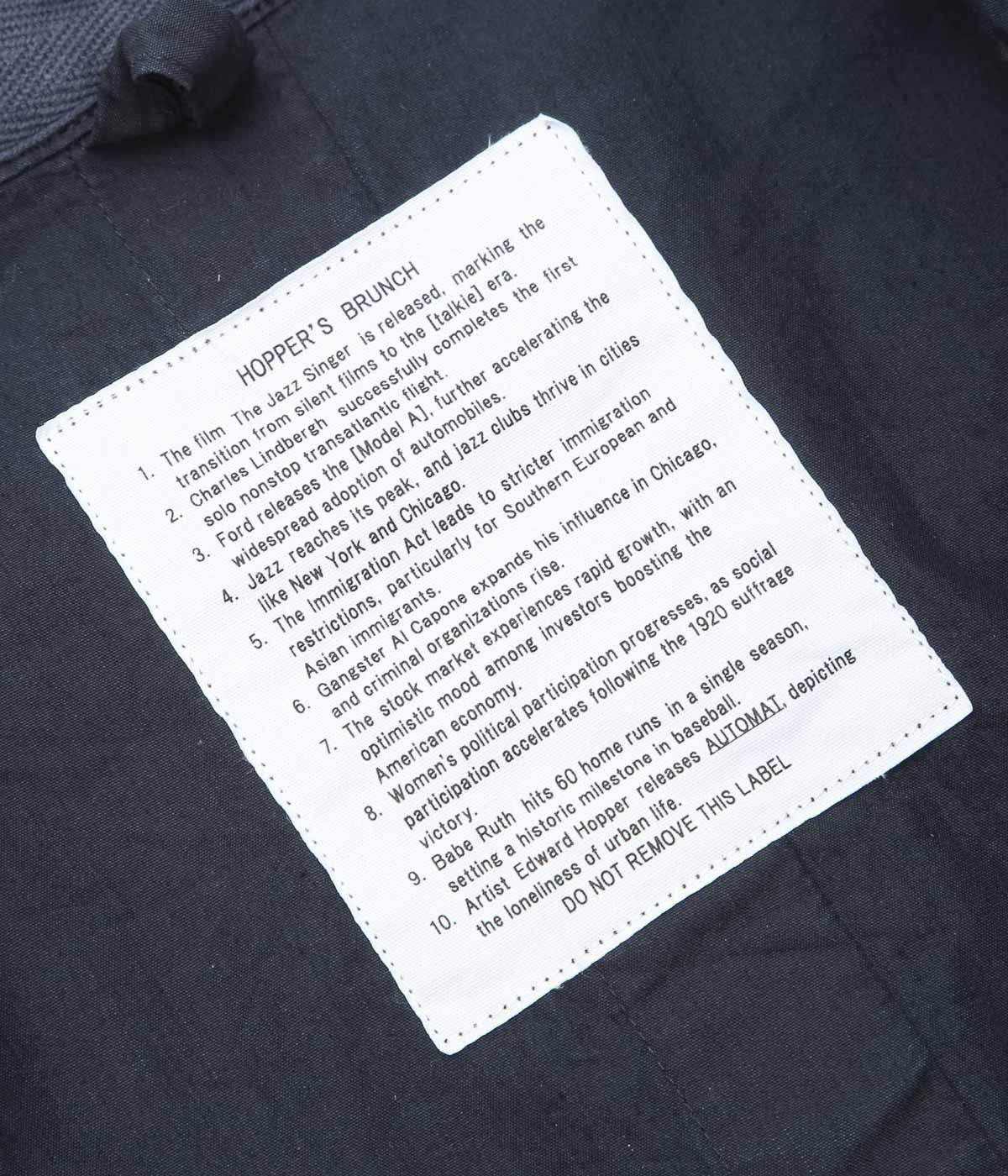 HOPPER'S BRUNCH ''COVERALL'' (INDIGO)