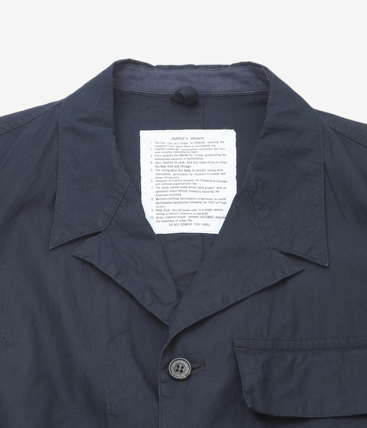 HOPPER'S BRUNCH ''COVERALL'' (INDIGO)