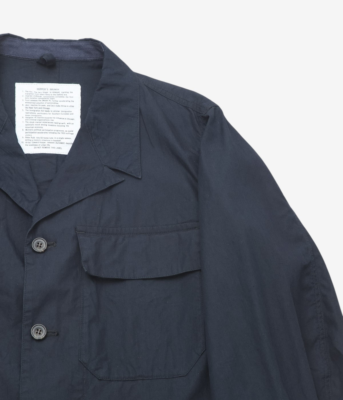HOPPER'S BRUNCH ''COVERALL'' (INDIGO)