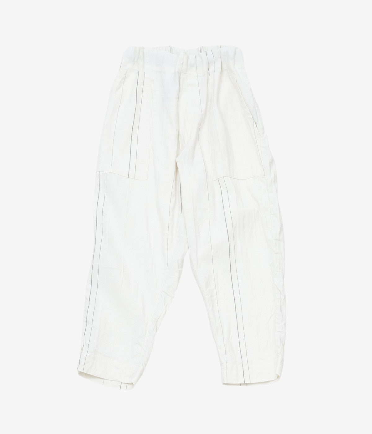 HOPPER'S BRUNCH ''EASY TROUSERS'' (NATURAL CHECK)