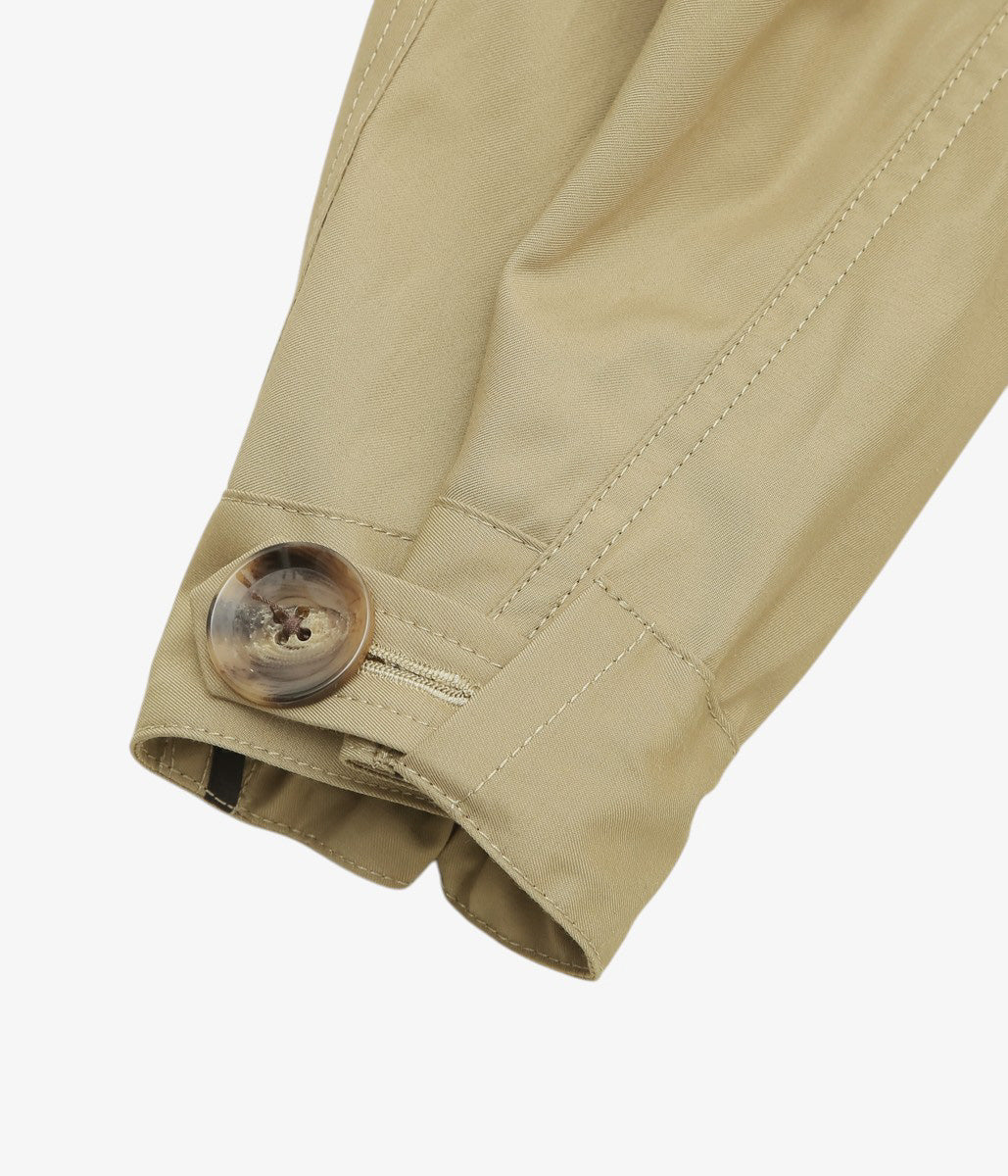 HOPPER'S BRUNCH ''FISHTAIL COAT'' (BEIGE)