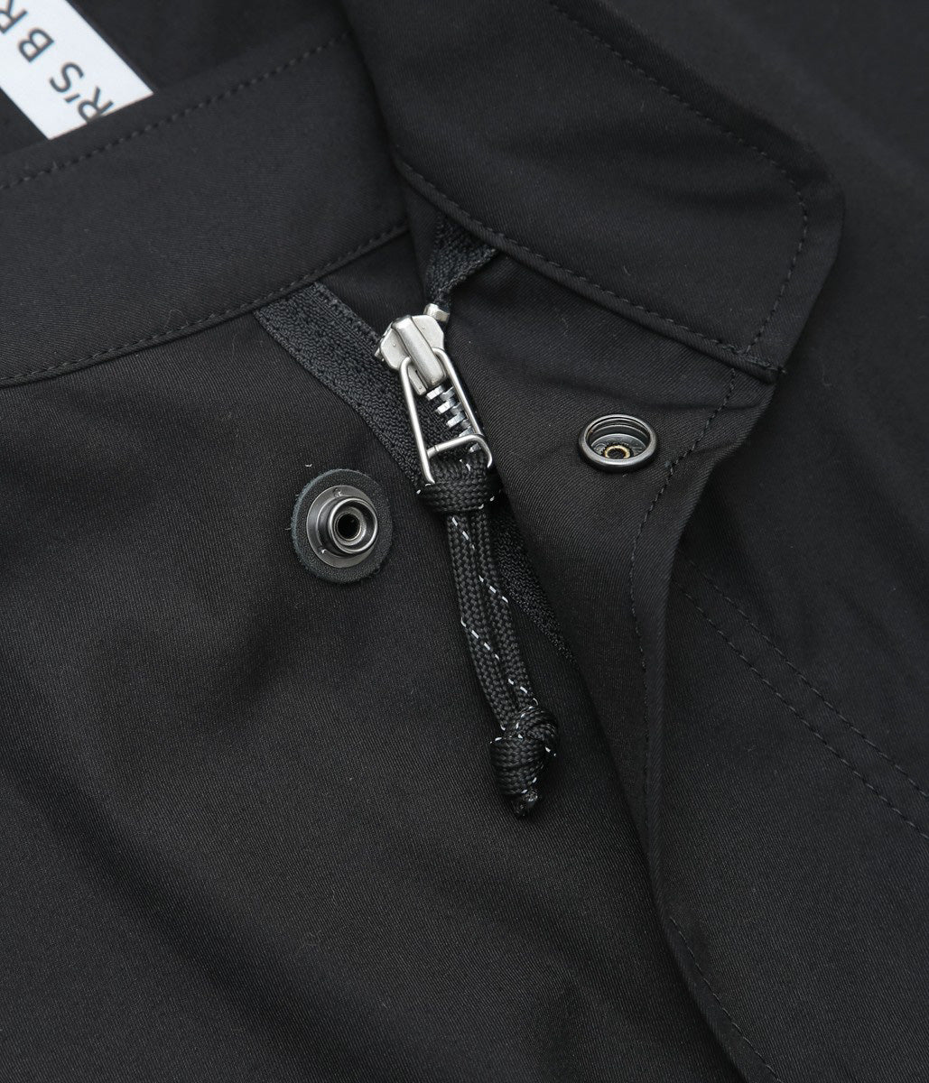 HOPPER'S BRUNCH ''FISHTAIL COAT'' (BLACK)