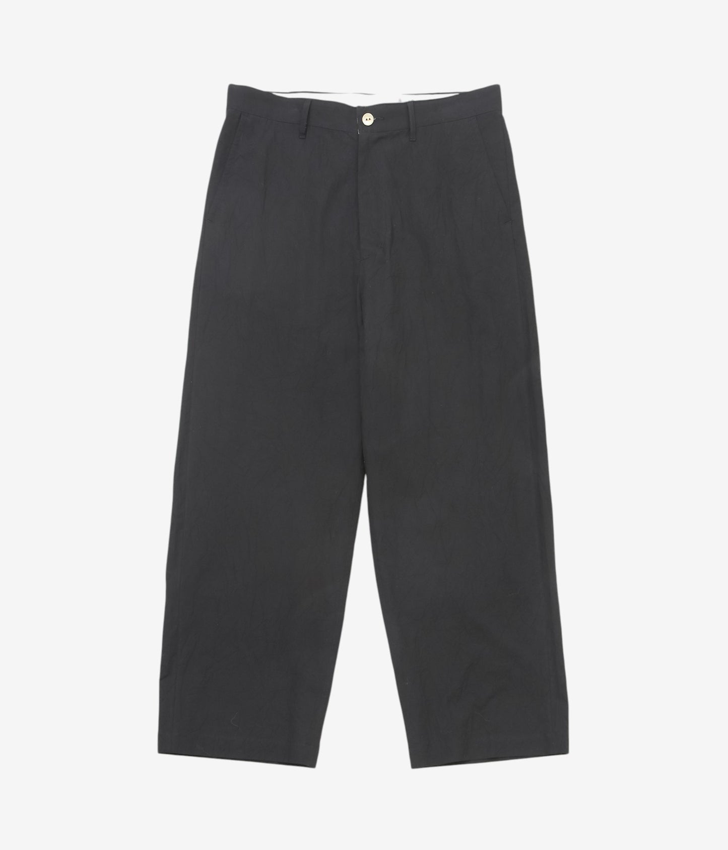 I AM DORK ''COTTON LINEN CHINO PANTS'' (BLACK)