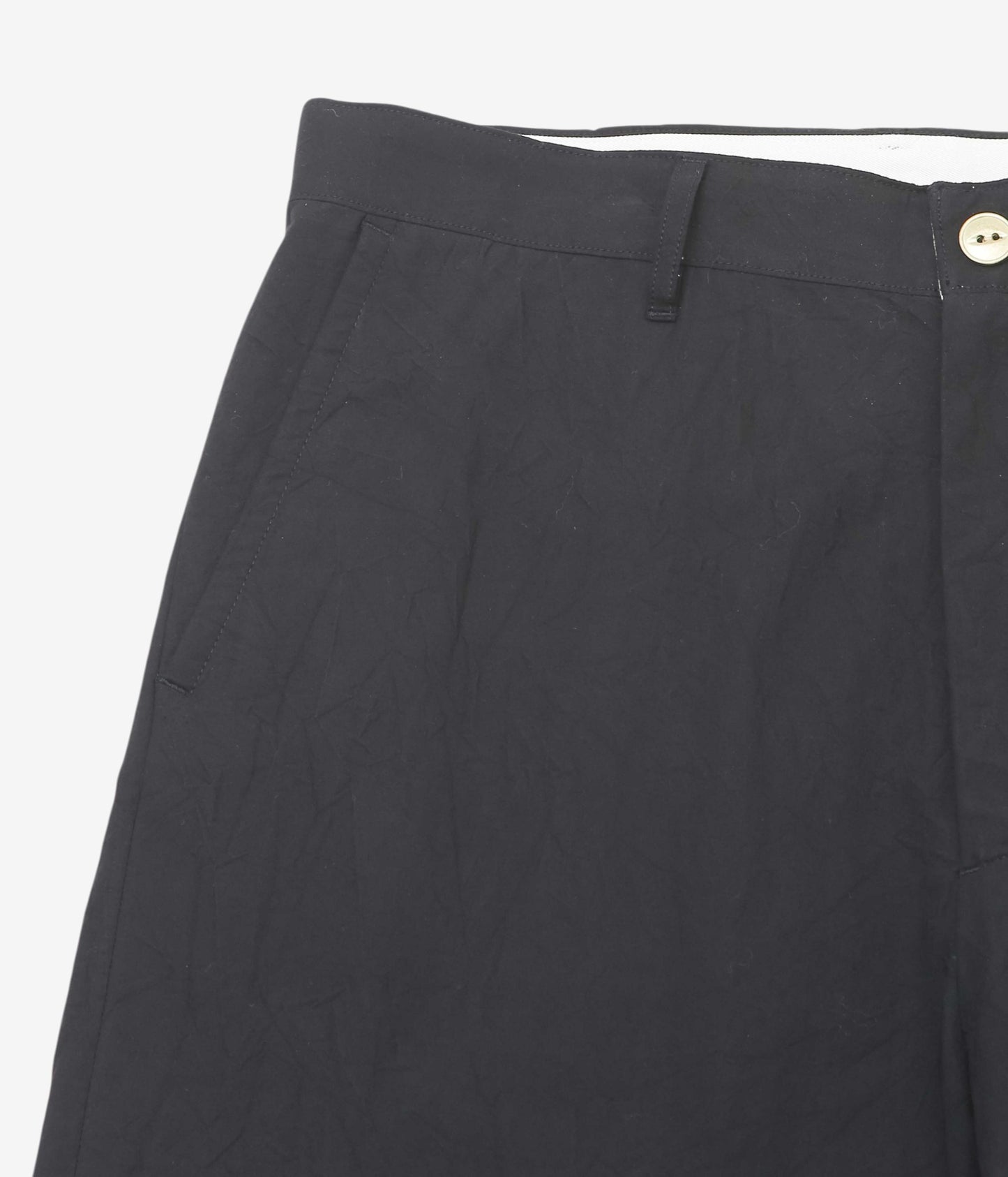 I AM DORK ''COTTON LINEN CHINO PANTS'' (BLACK)