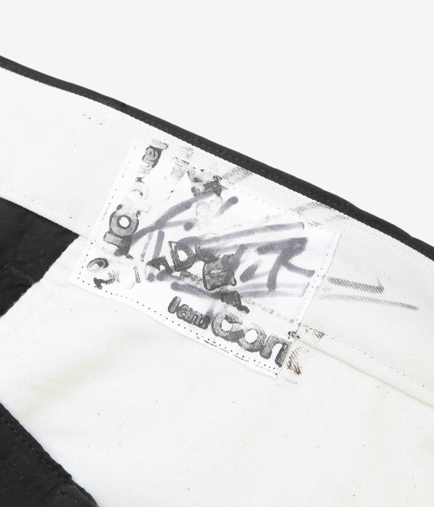 I AM DORK ''COTTON LINEN CHINO PANTS'' (BLACK)