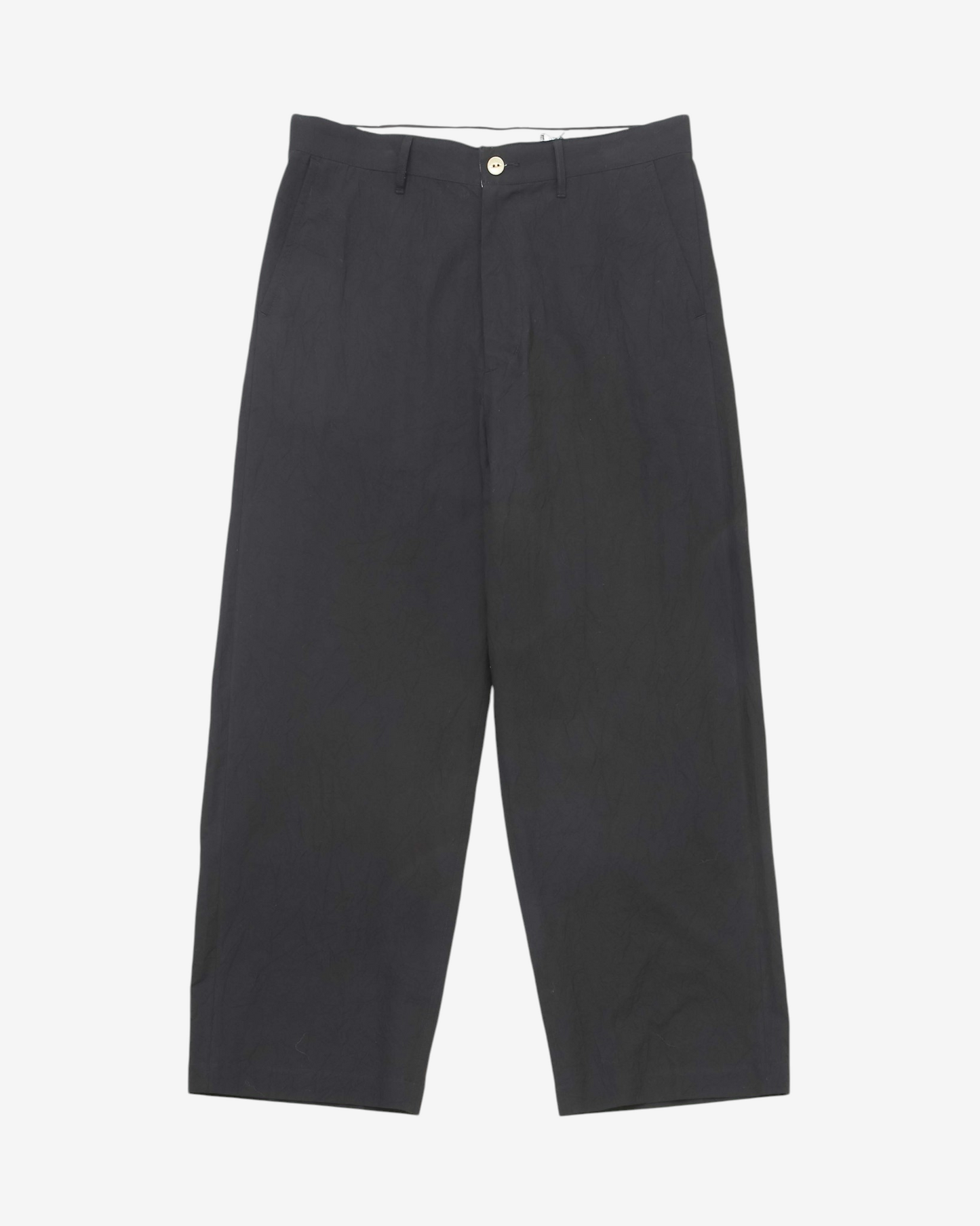 I AM DORK ''COTTON LINEN CHINO PANTS'' (BLACK)