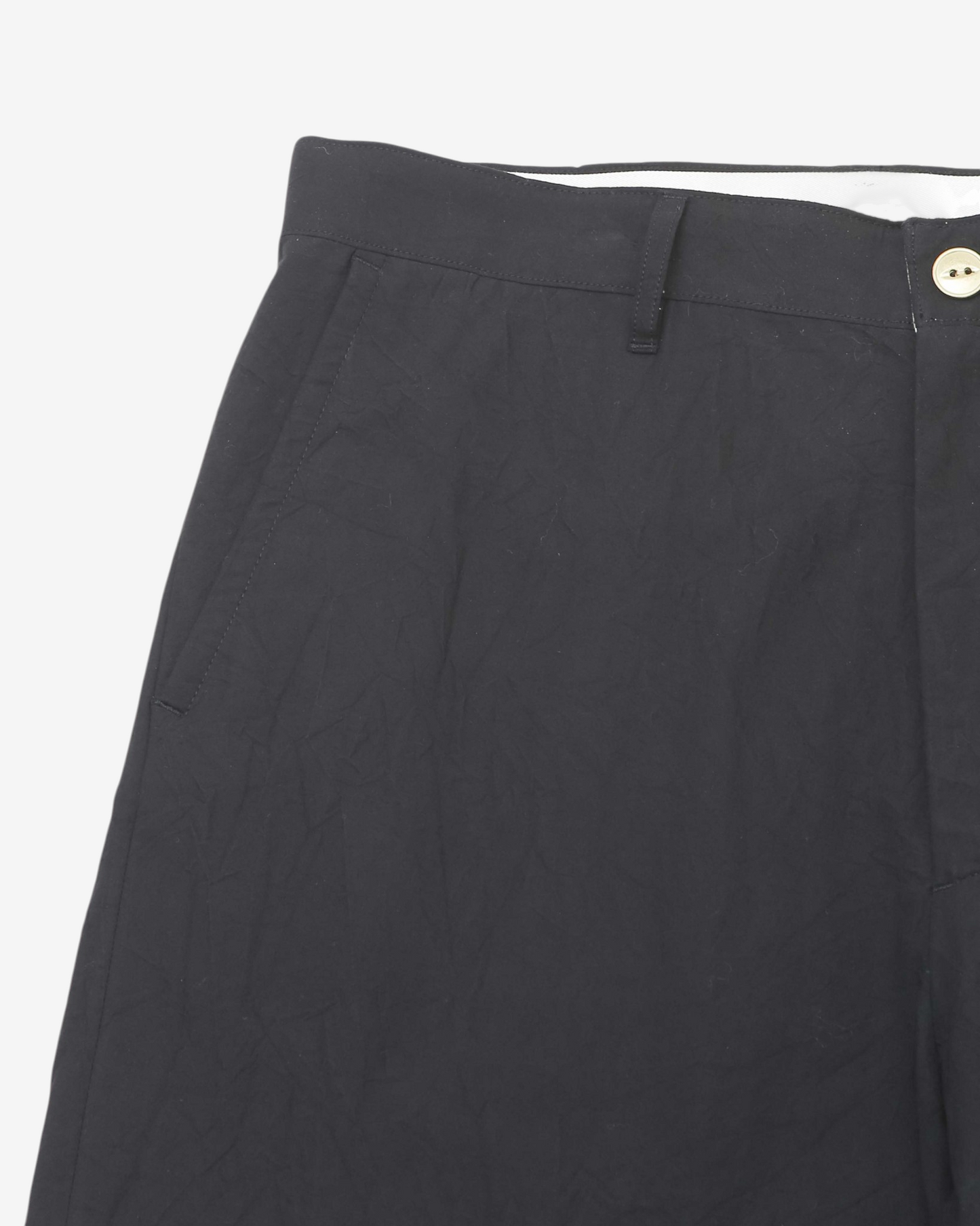 I AM DORK ''COTTON LINEN CHINO PANTS'' (BLACK)