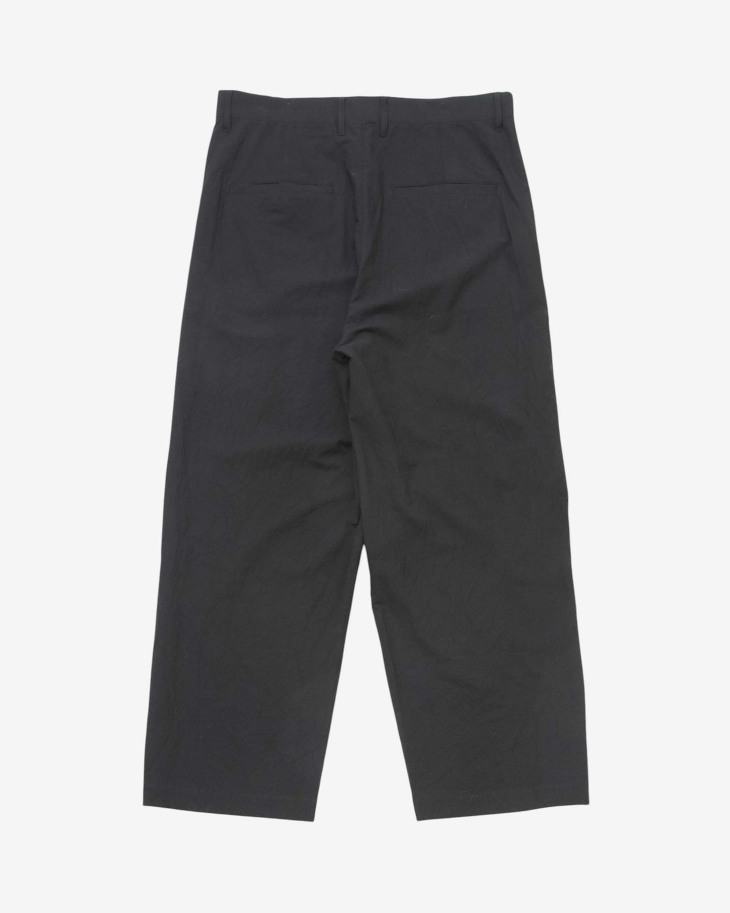I AM DORK ''COTTON LINEN CHINO PANTS'' (BLACK)