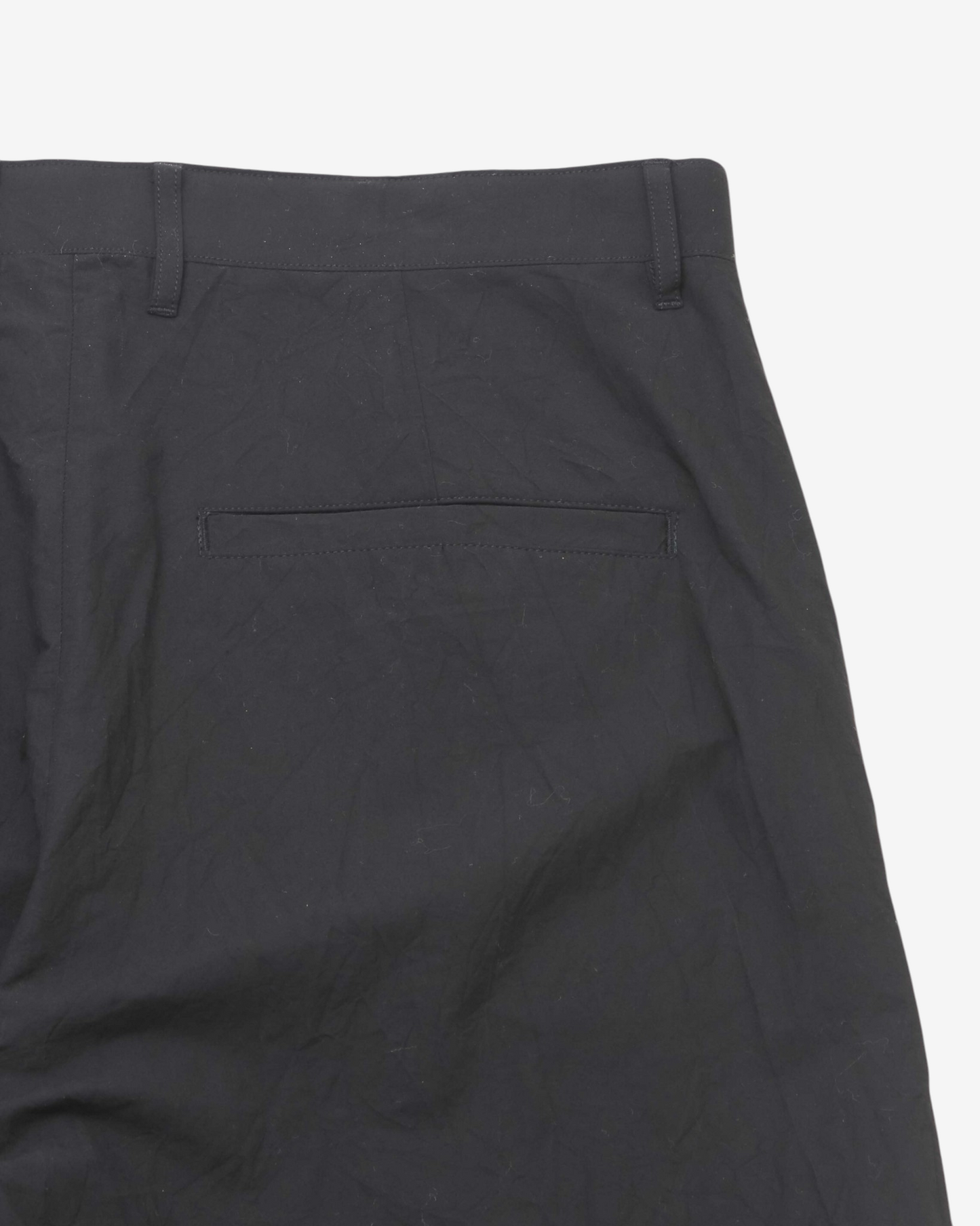 I AM DORK ''COTTON LINEN CHINO PANTS'' (BLACK)