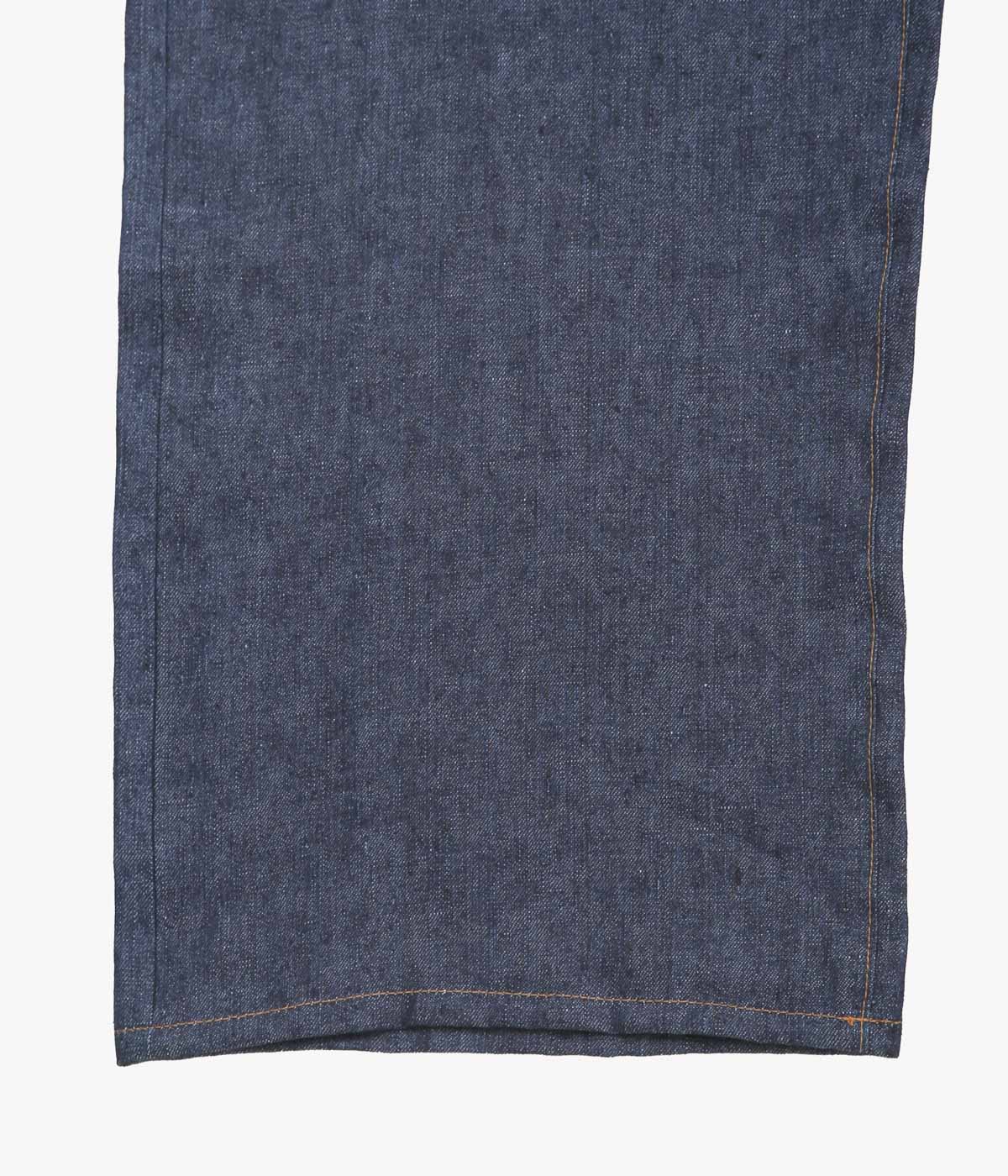 I AM DORK ''LINEN DENIM PANTS'' (INDIGO)