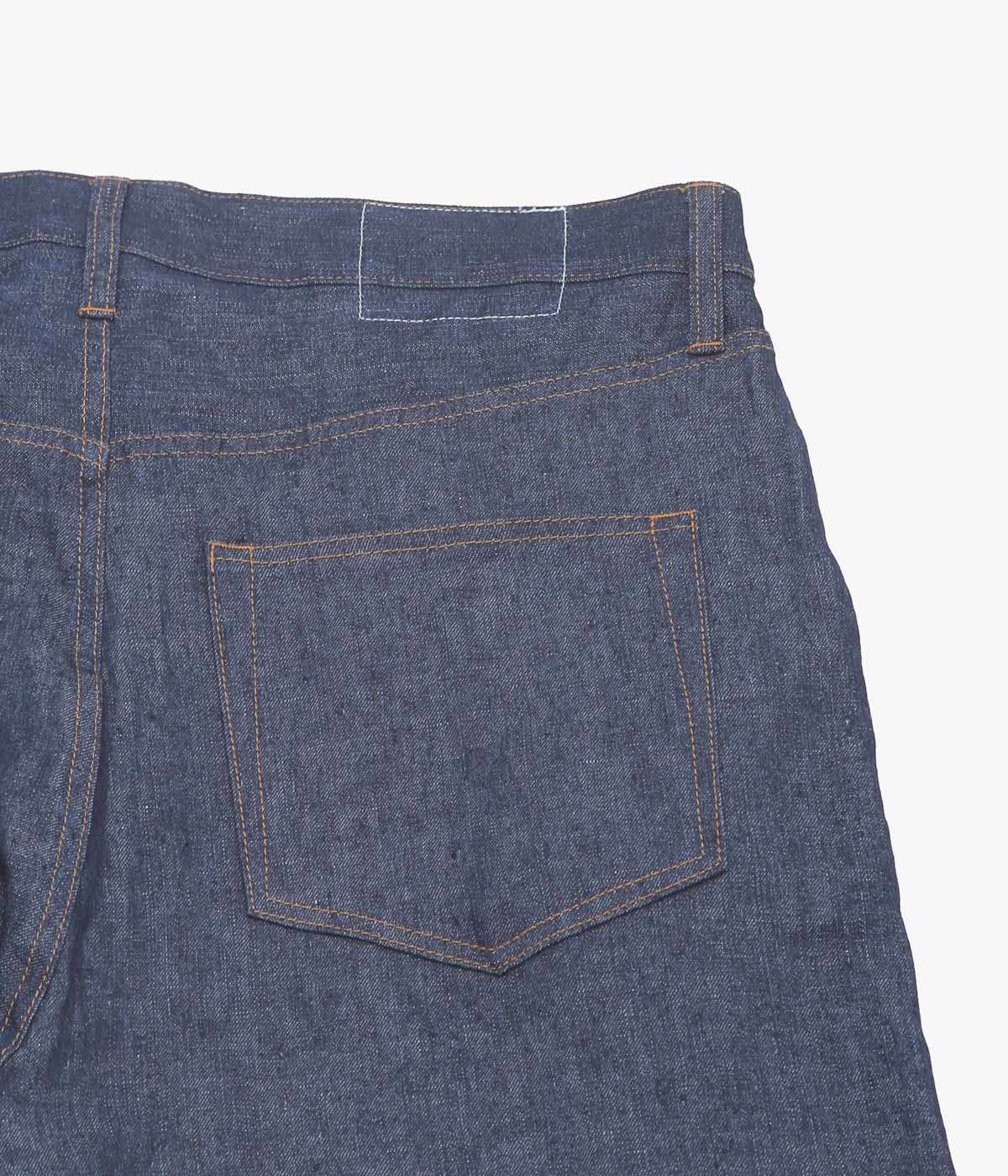 I AM DORK ''LINEN DENIM PANTS'' (INDIGO)